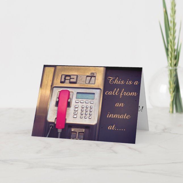 Telefonanruf Karte (Vorderseite)