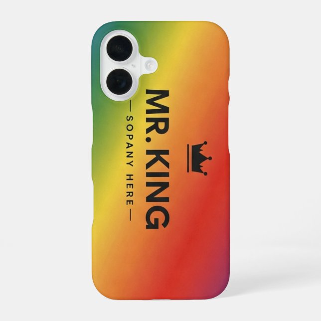 Telefone Fälle King Themes Geschäft iPhone 16 Hülle (Rückseite)