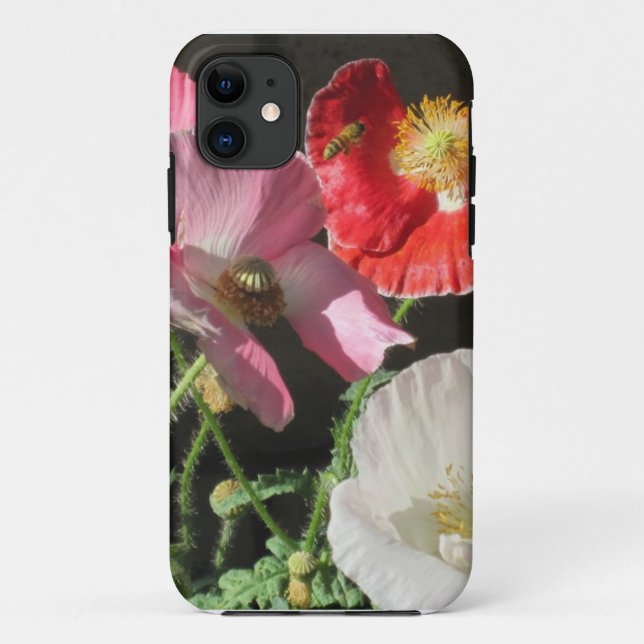 Telefongehäuse "Bee in the Poppies" Case-Mate iPhone Hülle (Rückseite)