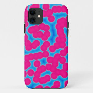 Telefongehäuse mit rosa und blauen Punkten Case-Mate iPhone Hülle