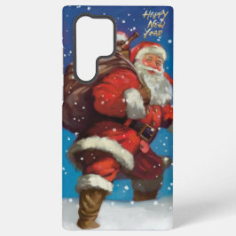 Telefonhülle Santa Clause frohes neues Jahr  Samsung Galaxy Hülle