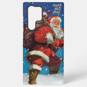 Telefonhülle Santa Clause frohes neues Jahr  Samsung Galaxy Hülle
