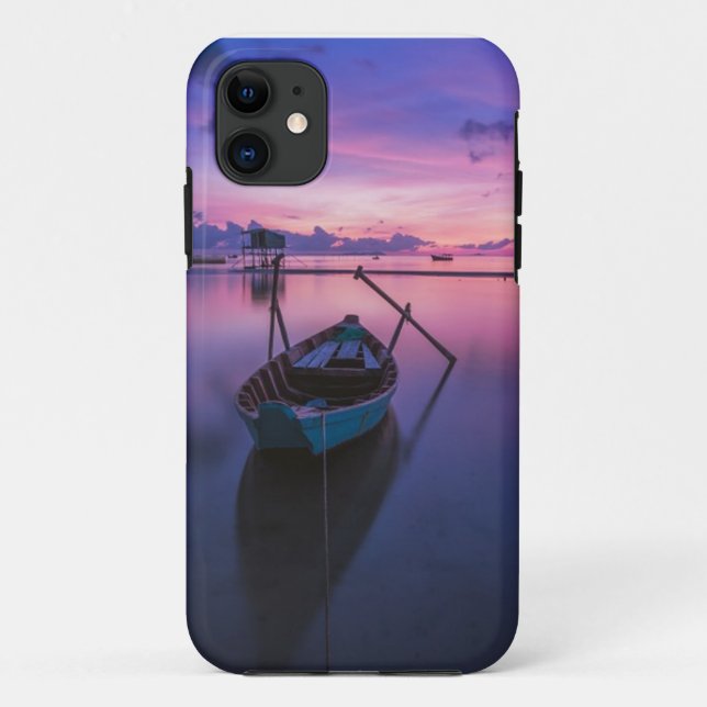 Telefonhülle Sunset Boot Case-Mate iPhone Hülle (Rückseite)