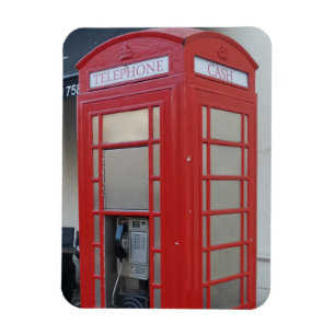 Telefonkabine 3 Magnet "x4"