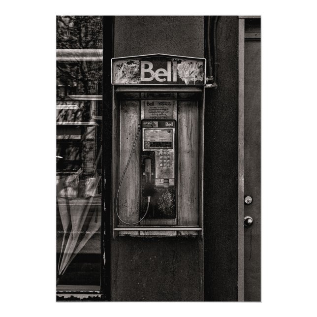 Telefonkabine Nr. 32 Fotodruck (Vorne)
