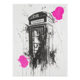 Telefonkabine Poster