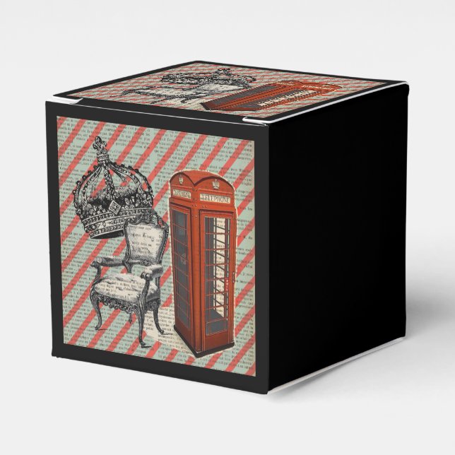 Telefonkabine viktorianische Jubiläenkrone London Geschenkschachtel (Vorderseite)
