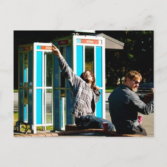 Telefonkabinenlüfter Postkarte (Vorderseite)