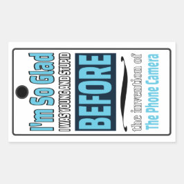 Telefonkamera Rechteckiger Aufkleber