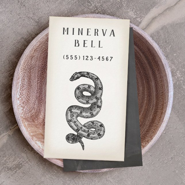 Telefonkarte für Schlangen-Reptilien Visitenkarte (Von Creator hochgeladen)