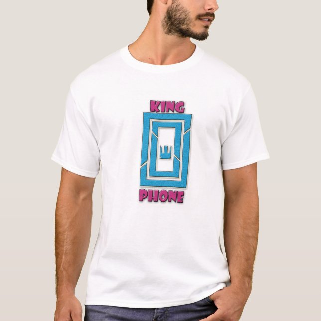 Telefonlogo auf T - Shirt (Vorderseite)