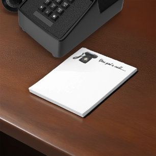 Telefonmeldung Notizblock