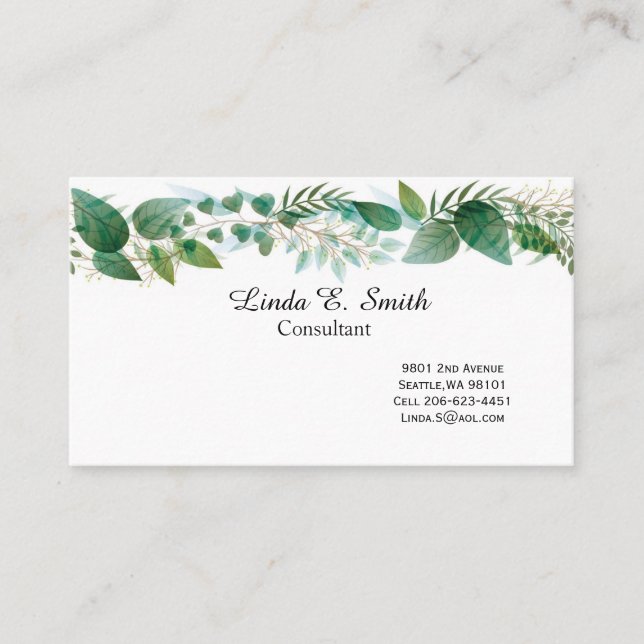  Telefonnummerkarte (Vorderseite)