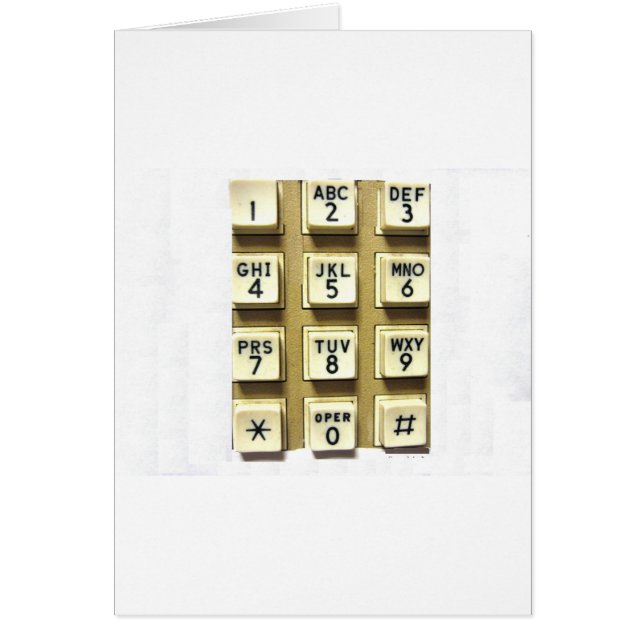 Telefonnummern (Vorne)