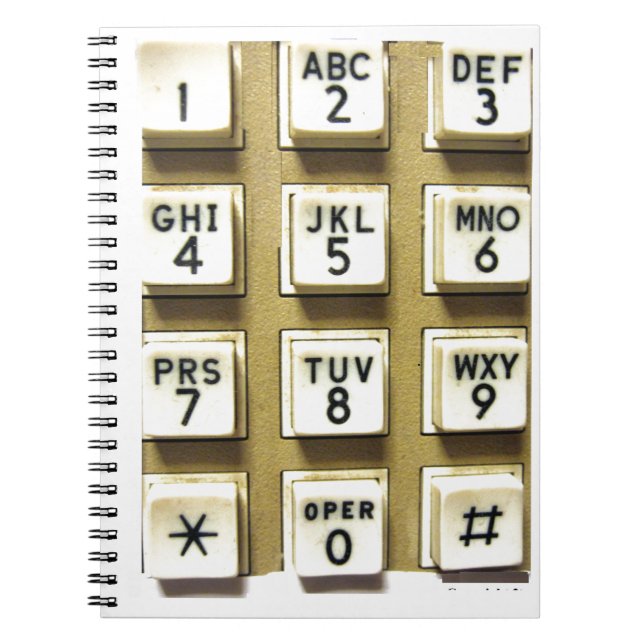 Telefonnummern Notizblock (Vorderseite)