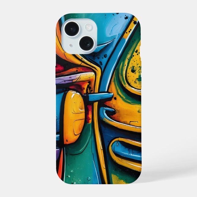 Telefonzelle iPhone 15 Hülle (Rückseite)