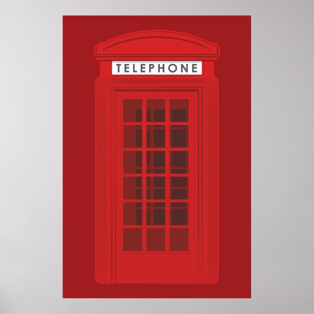 Telefonzelle Poster (Vorne)