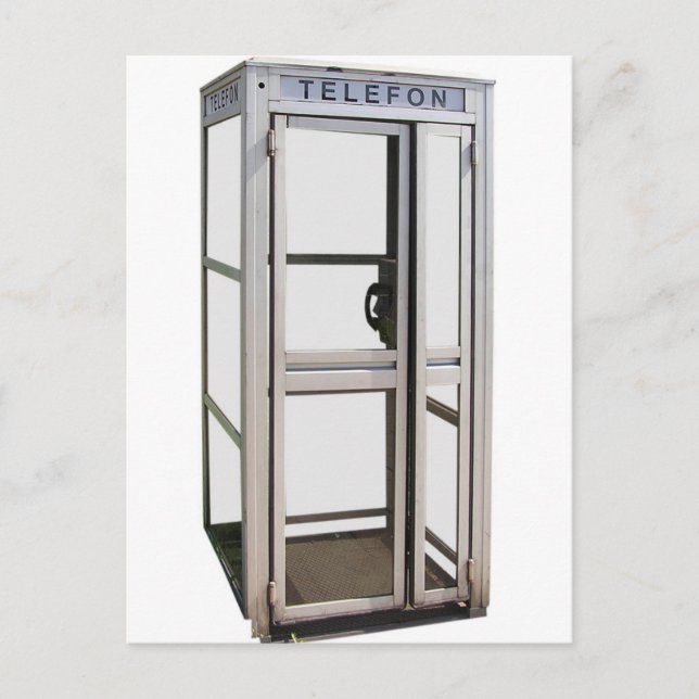 Telefonzelle Postkarte (Vorderseite)