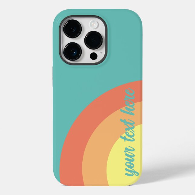 Telefonzelle Regenbogen Ziel Regenbogen Sommerpfir Case-Mate iPhone Hülle (Rückseite)