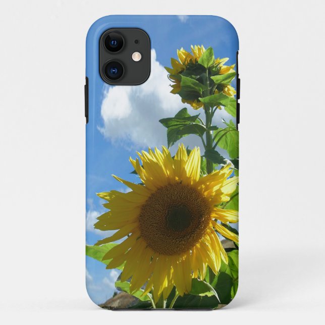 Telefonzelle - Sonnenblume Case-Mate iPhone Hülle (Rückseite)