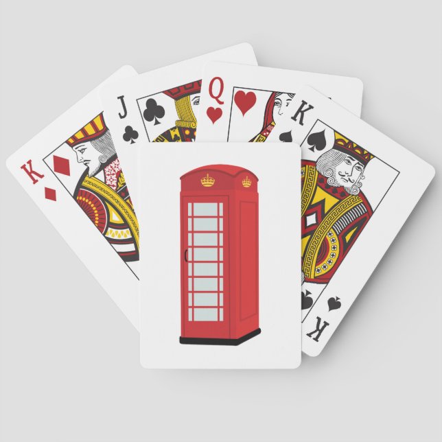 Telefonzelle Spielkarten (Rückseite)