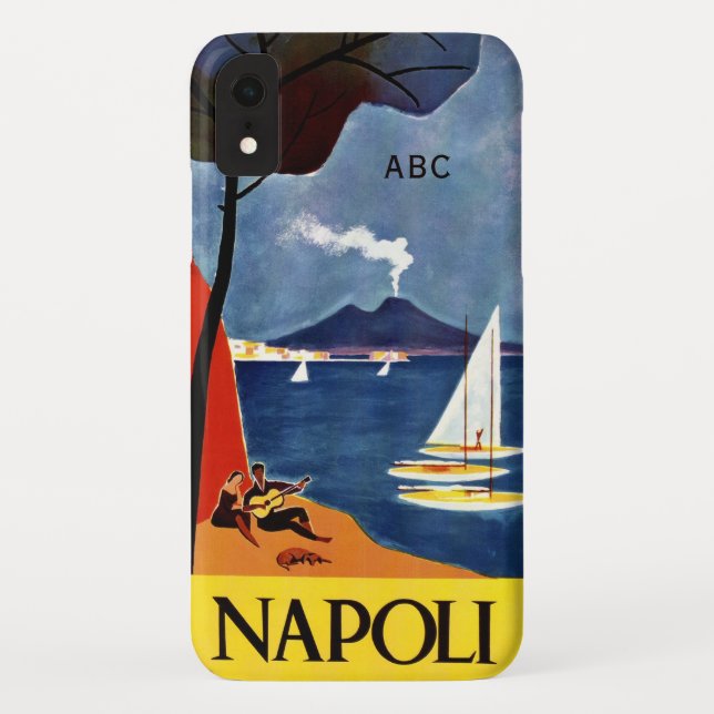 Telefonzellen Napoli (Neapel), kundenspezifisch Case-Mate iPhone Hülle (Rückseite)