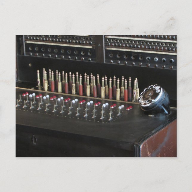 Telefonzentrale Postkarte (Vorderseite)