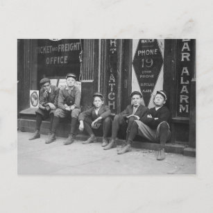 Telegramm-Messengers, 1910 Postkarte