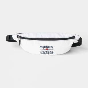 Telehealth-Krankenschwester Herzschlag Vintage-Shi Bauchtasche