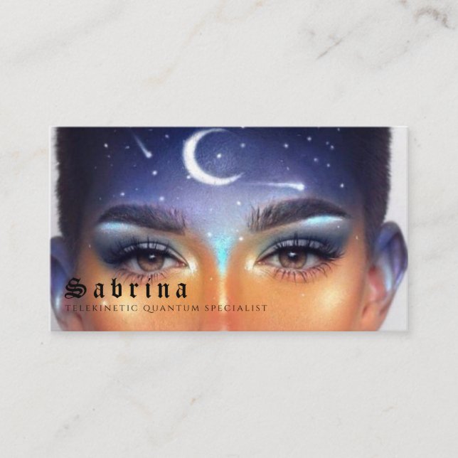 telekinetische Visitenkarte (Vorderseite)