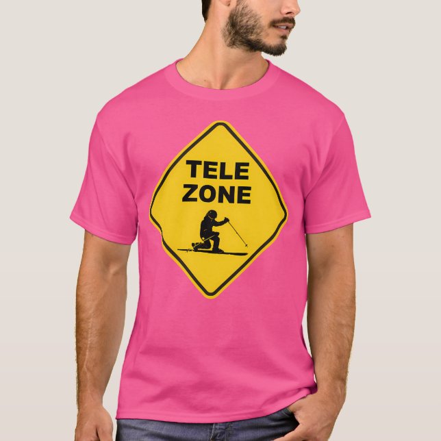 Telemark Ski Zone Road T-Shirt (Vorderseite)
