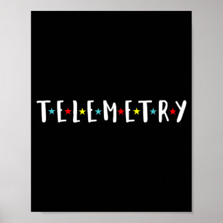 Telemetrie-Krankenschwester Progressive Care Krank Poster
