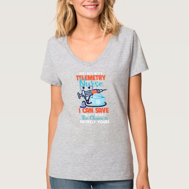 Telemetrie Krankenversicherung Funny Telemetrie Kr T-Shirt (Vorderseite)