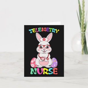 Telemetry Nurse Bunny Oaster Day Stethoscope Gles Karte