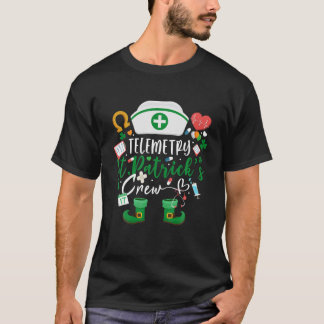 Telemetry St Patrick's Day Nurse Crew Family Group T-Shirt