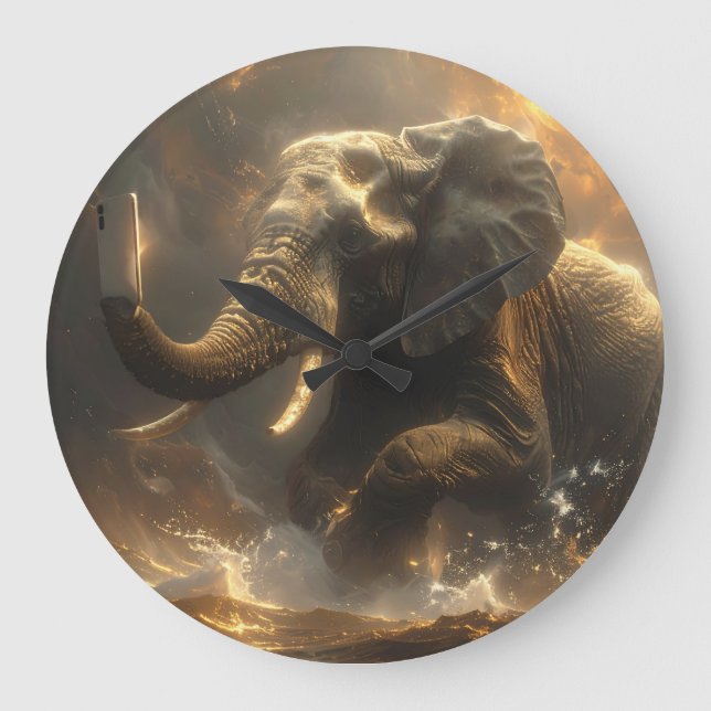 TELEPHANTASTISCH GROßE WANDUHR (Vorderseite)