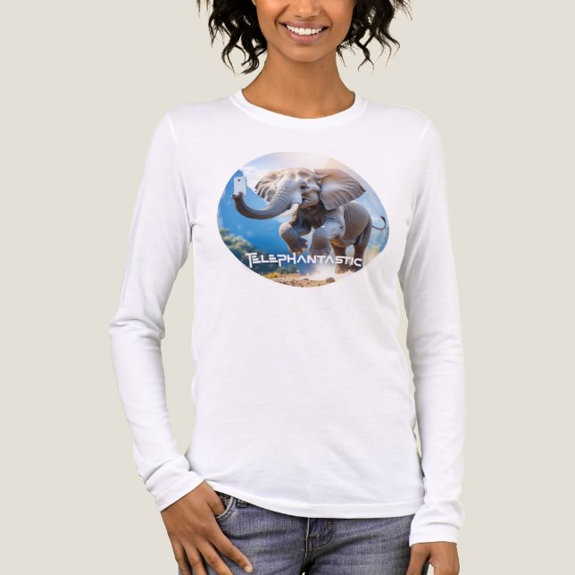 TELEPHANTASTISCH - Tri-Blend SHIRT (Vorderseite)