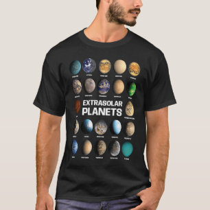 Telescope Astronomie Extrasolare Planets Cosmology T-Shirt