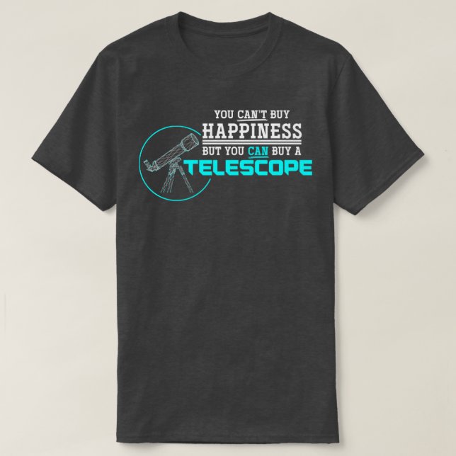 Telescope Astronomie T-Shirt (Design vorne)
