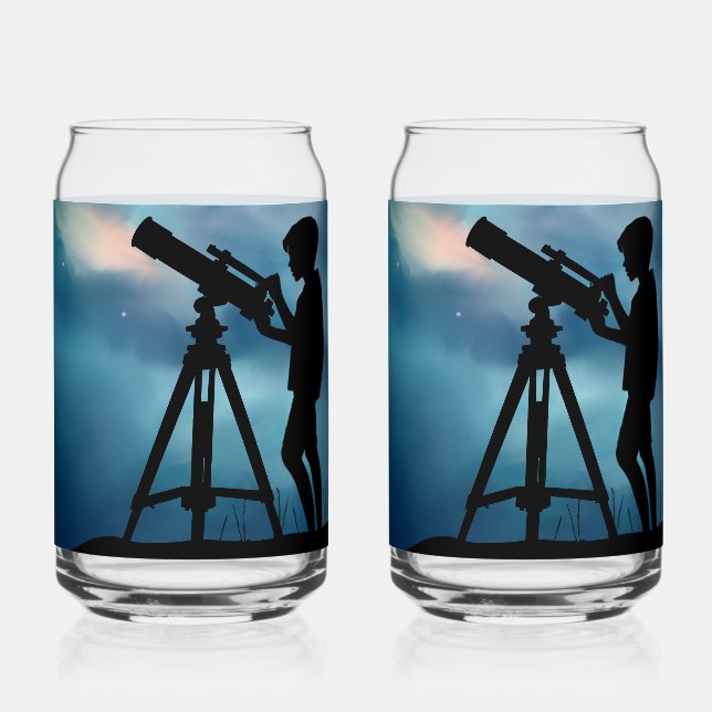 Telescope Soda Glass Dosenglas (Vorderseite)