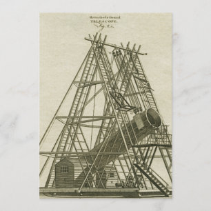 Teleskop antikes WISSENSCHAFTS-AUSRÜSTUNGS18. Einladung