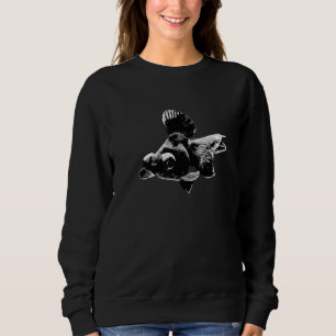 Teleskop-Schmetterling Goldfisch Black Moor Fancy Sweatshirt