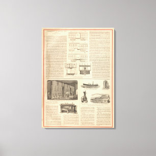 Teleskopbetrieb auf amerikanischen Eisenbahnstreck Leinwanddruck