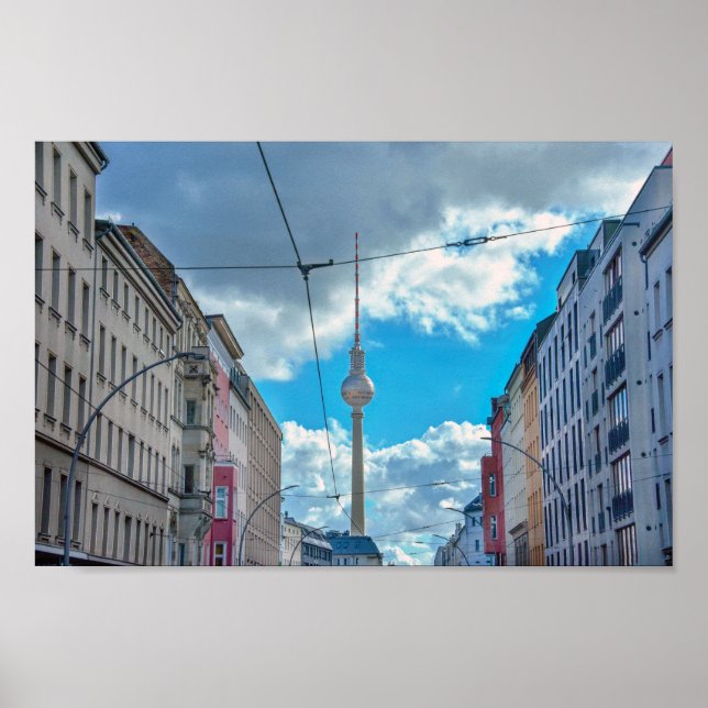 Television Tower, Berlin, Germany Poster (Vorne)