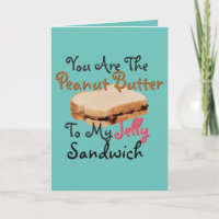 Tell I Love You PB&J Peanut Butter Jelly Sandwich