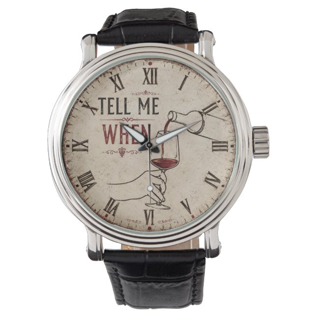 Tell Me When Win Armbanduhr (Vorderseite)
