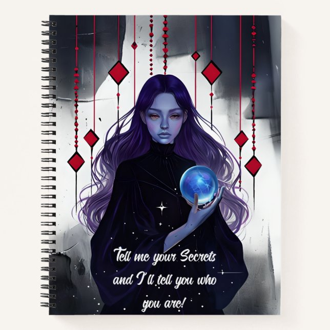 Tell me your secrets notizbuch (Vorderseite)