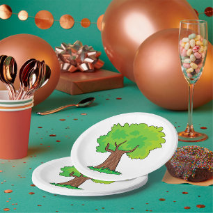 Teller aus Blattbaum