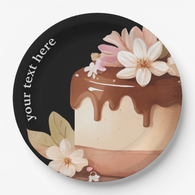 Teller aus Kaffee (Vorderseite)