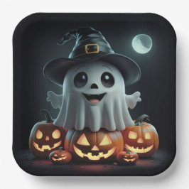 Teller aus Karton Serie 1 Ghost 04